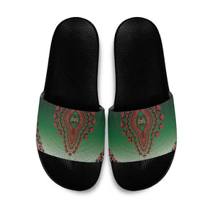Kenya African Dashiki Slide Sandals