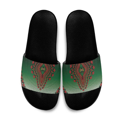 Kenya African Dashiki Slide Sandals