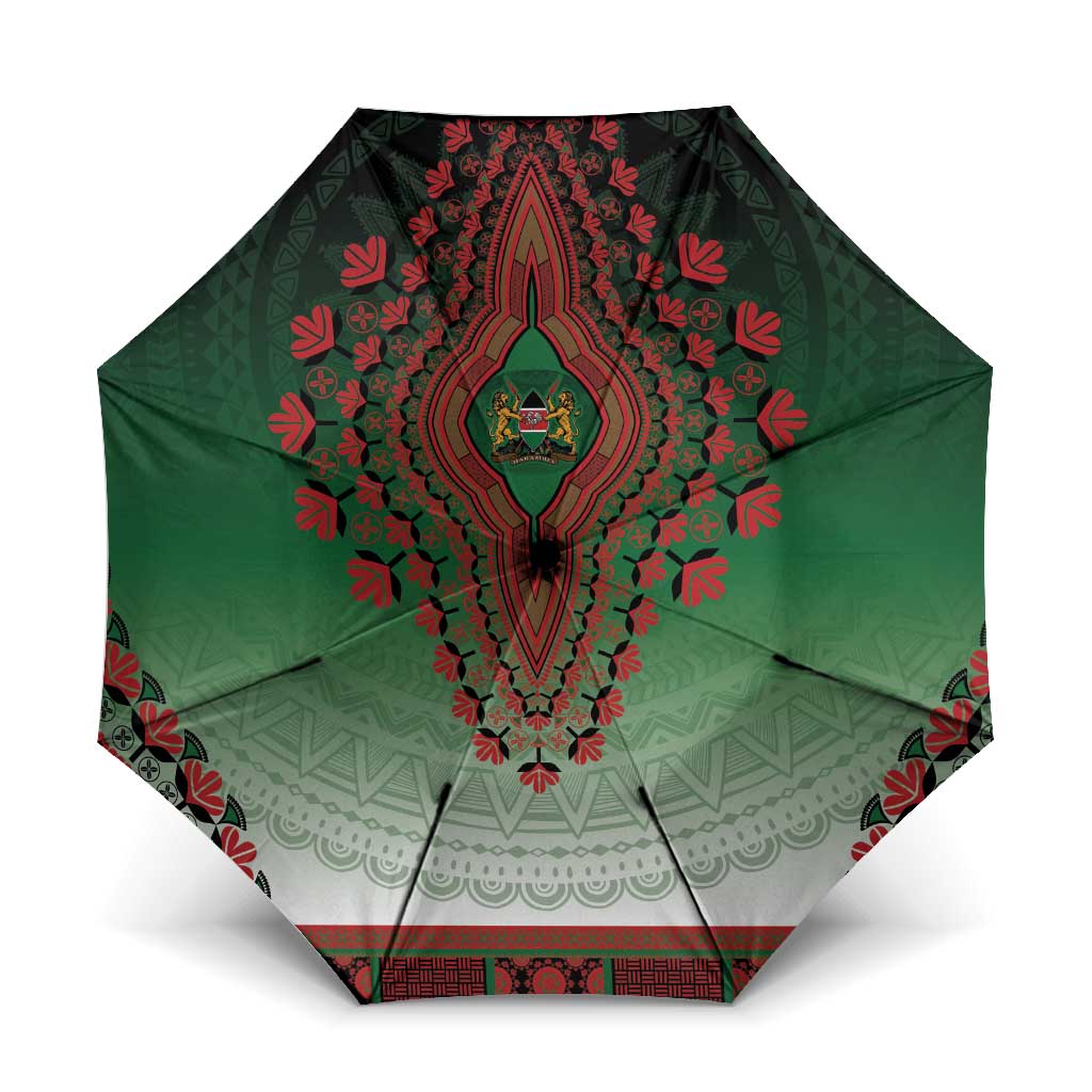 Kenya African Dashiki Umbrella