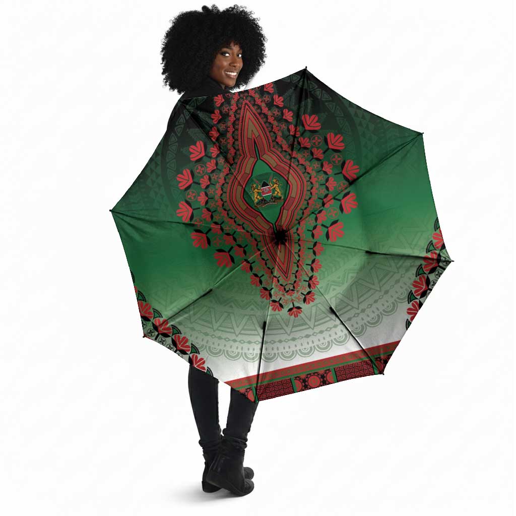 Kenya African Dashiki Umbrella