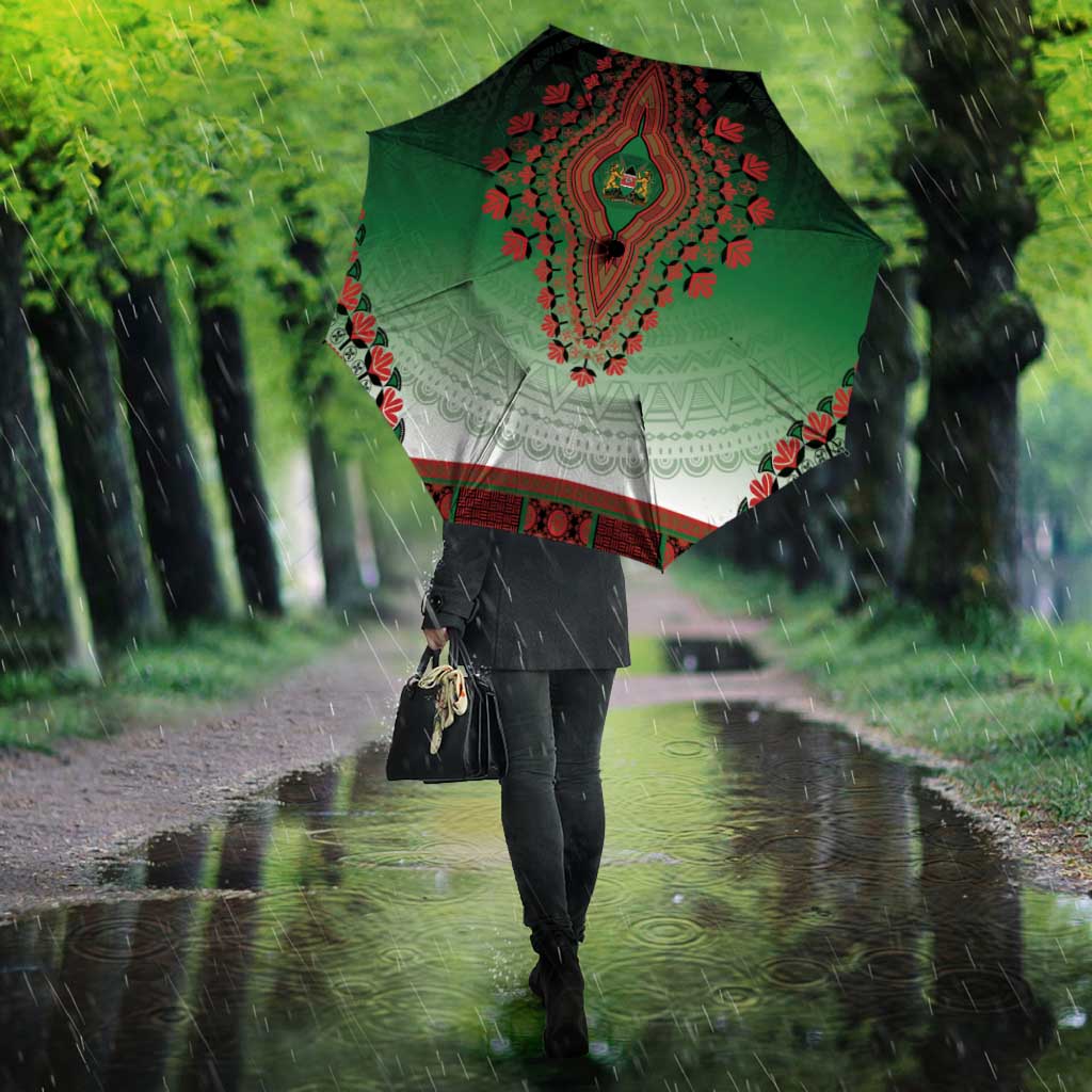 Kenya African Dashiki Umbrella