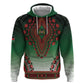 Personalized Afro Kenya Zip Hoodie African Dashiki Style - African Pride