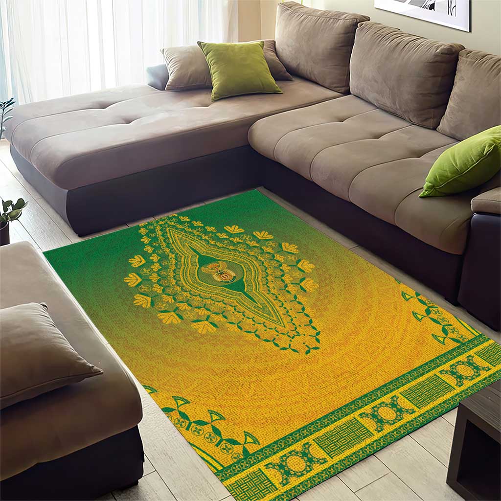 Afro South Africa Area Rug African Dashiki Style - African Pride