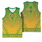 Personalized Afro South Africa Basketball Jersey African Dashiki Style LT15