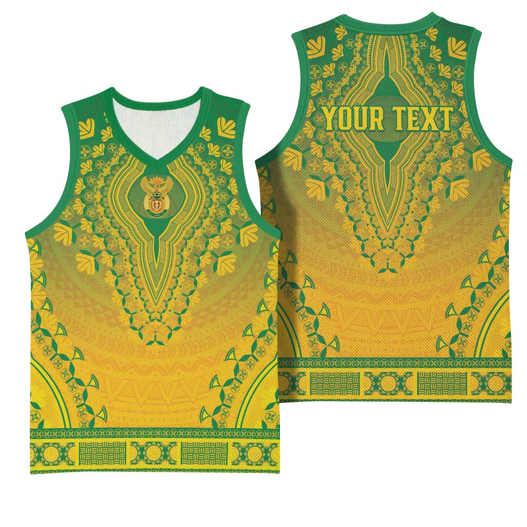 Personalized Afro South Africa Basketball Jersey African Dashiki Style LT15
