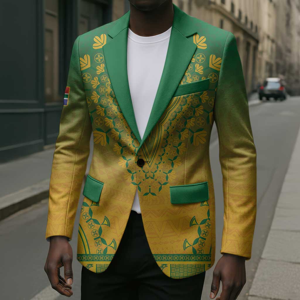 Personalized South Africa African Dashiki Blazer