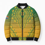 Personalized South Africa African Dashiki Bomber Puffer Jacket