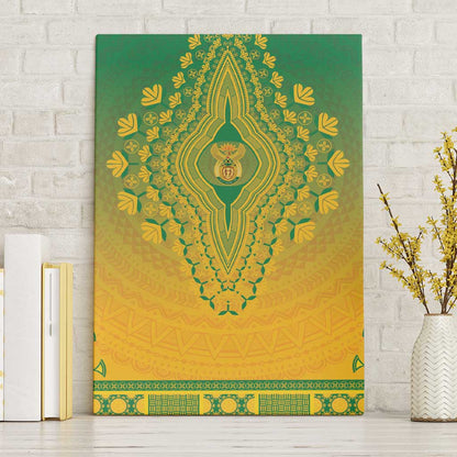Afro South Africa Canvas Wall Art African Dashiki Style - African Pride
