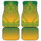 Personalized Afro South Africa Car Mats African Dashiki Style - African Pride