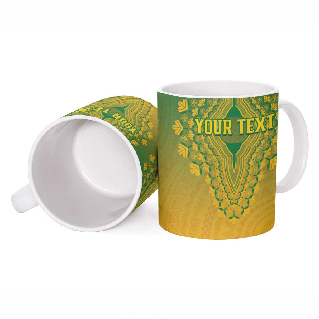 Personalized South Africa African Dashiki Ceramic Mug