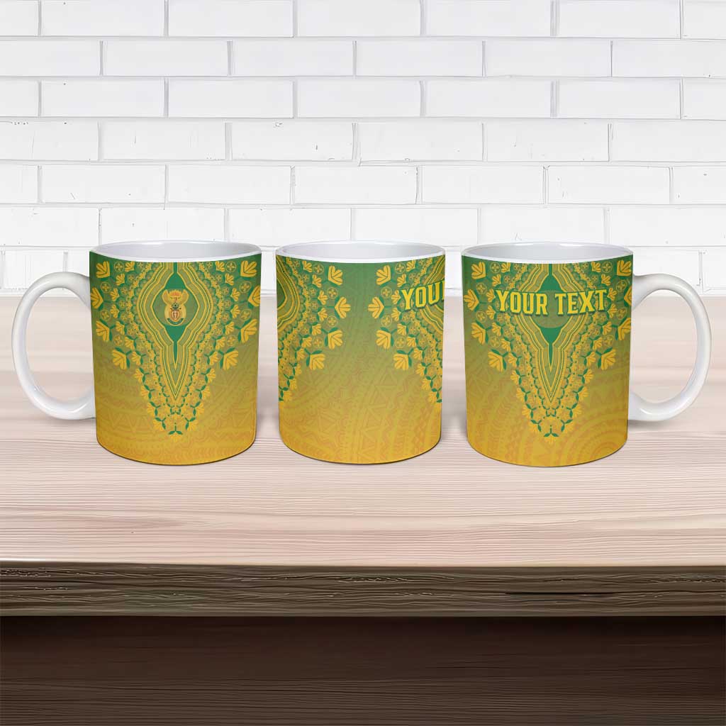 Personalized South Africa African Dashiki Ceramic Mug