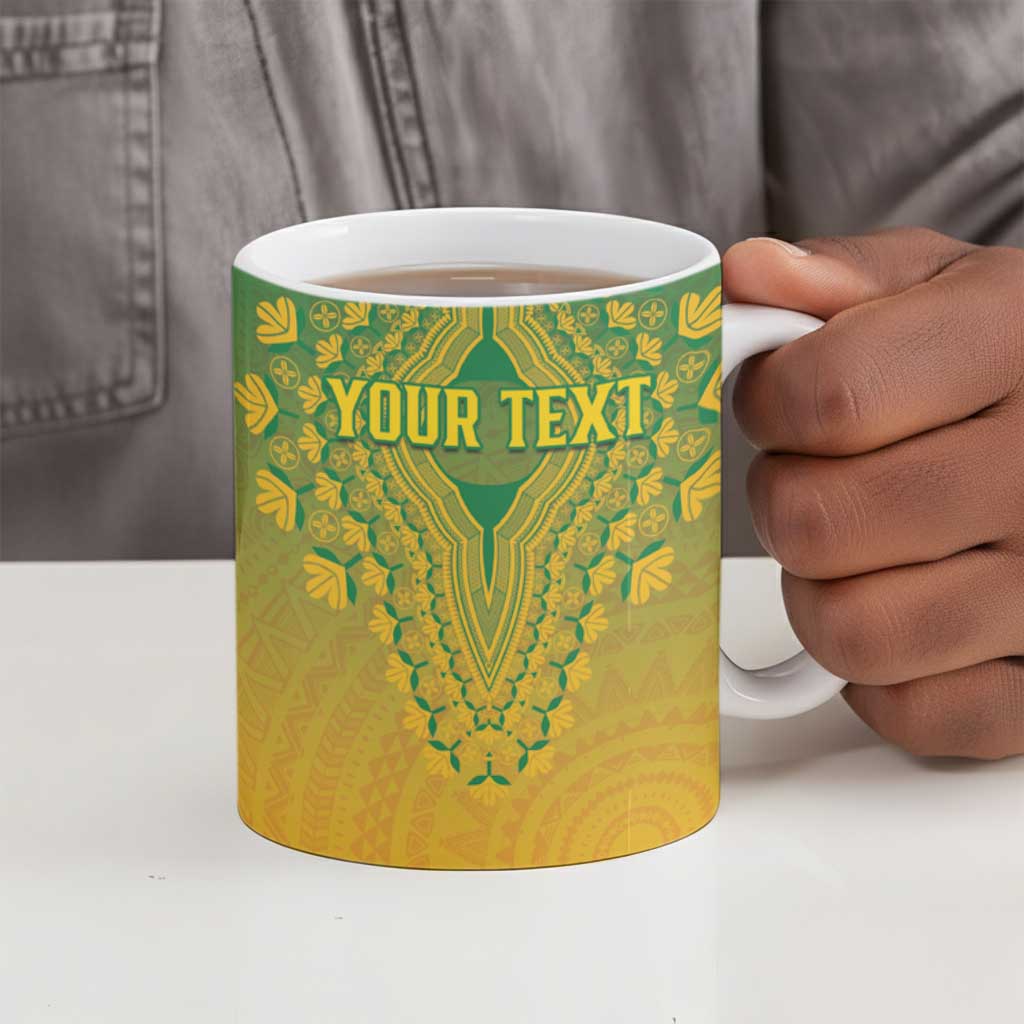 Personalized South Africa African Dashiki Ceramic Mug