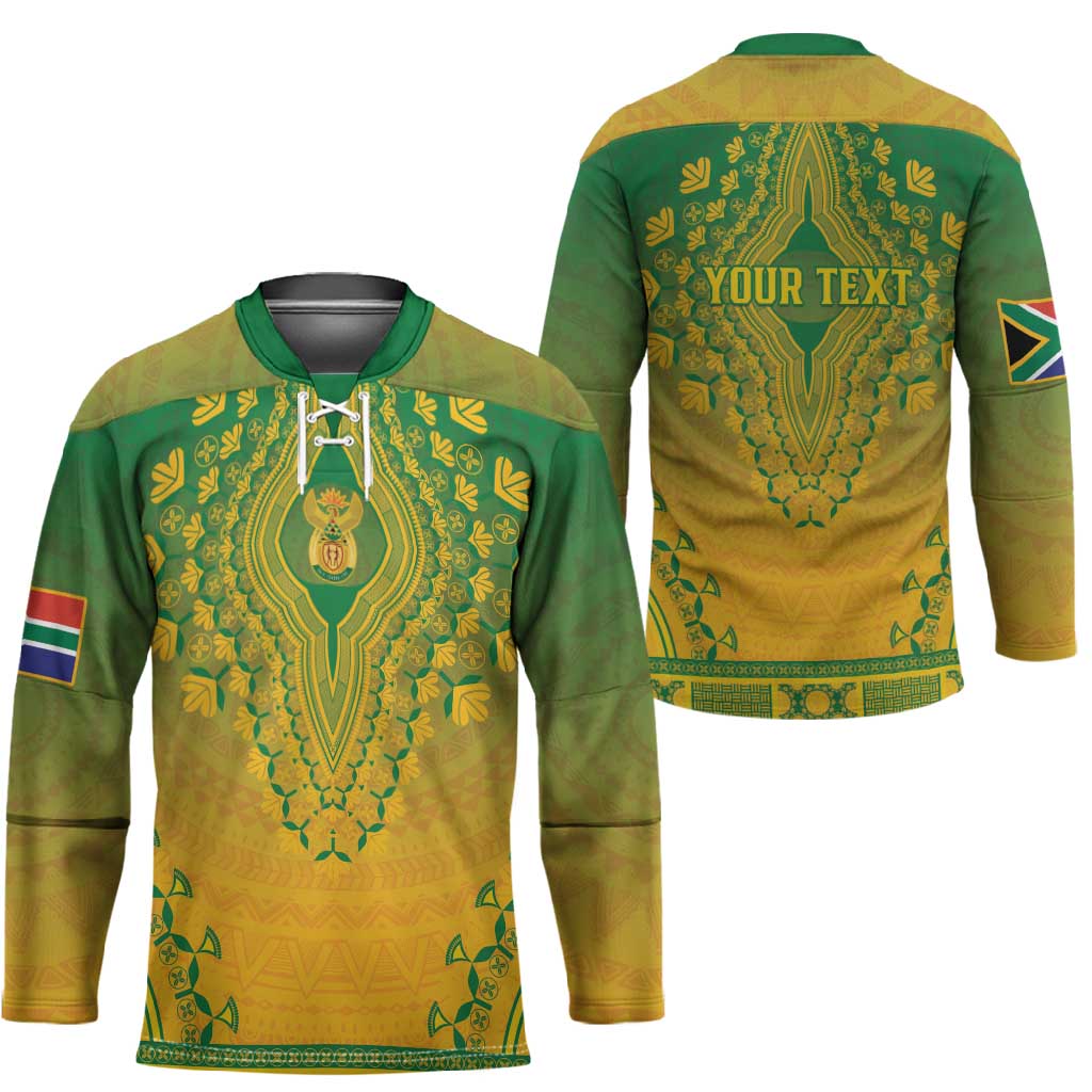 Personalized South Africa African Dashiki Hockey Jersey