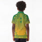 Personalized Afro South Africa Kid Polo Shirt African Dashiki Style - African Pride