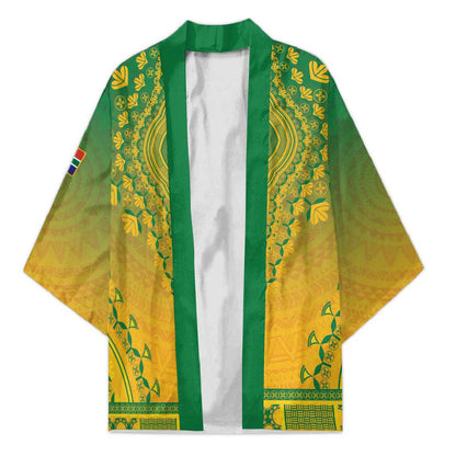 Personalized South Africa African Dashiki Kimono