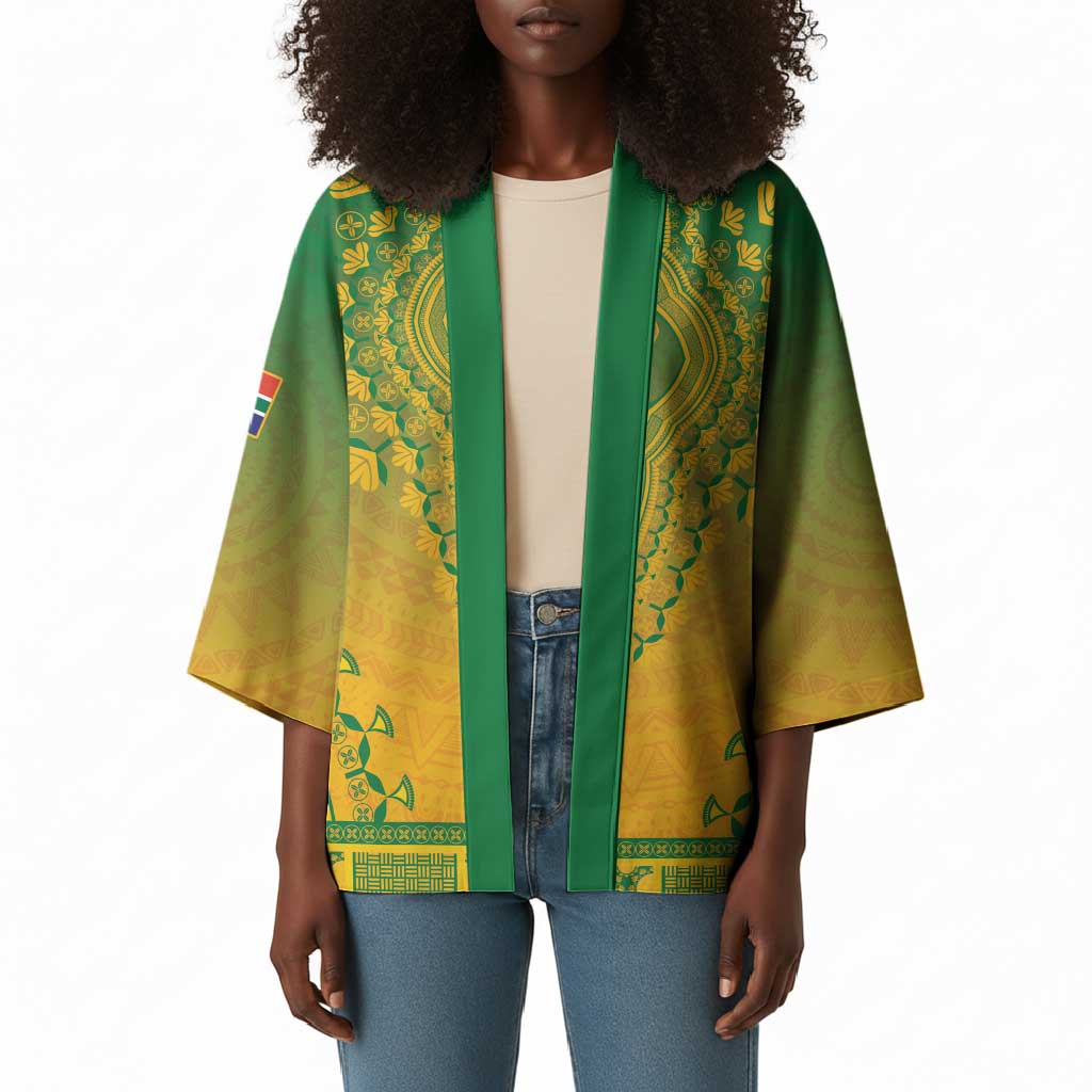 Personalized South Africa African Dashiki Kimono