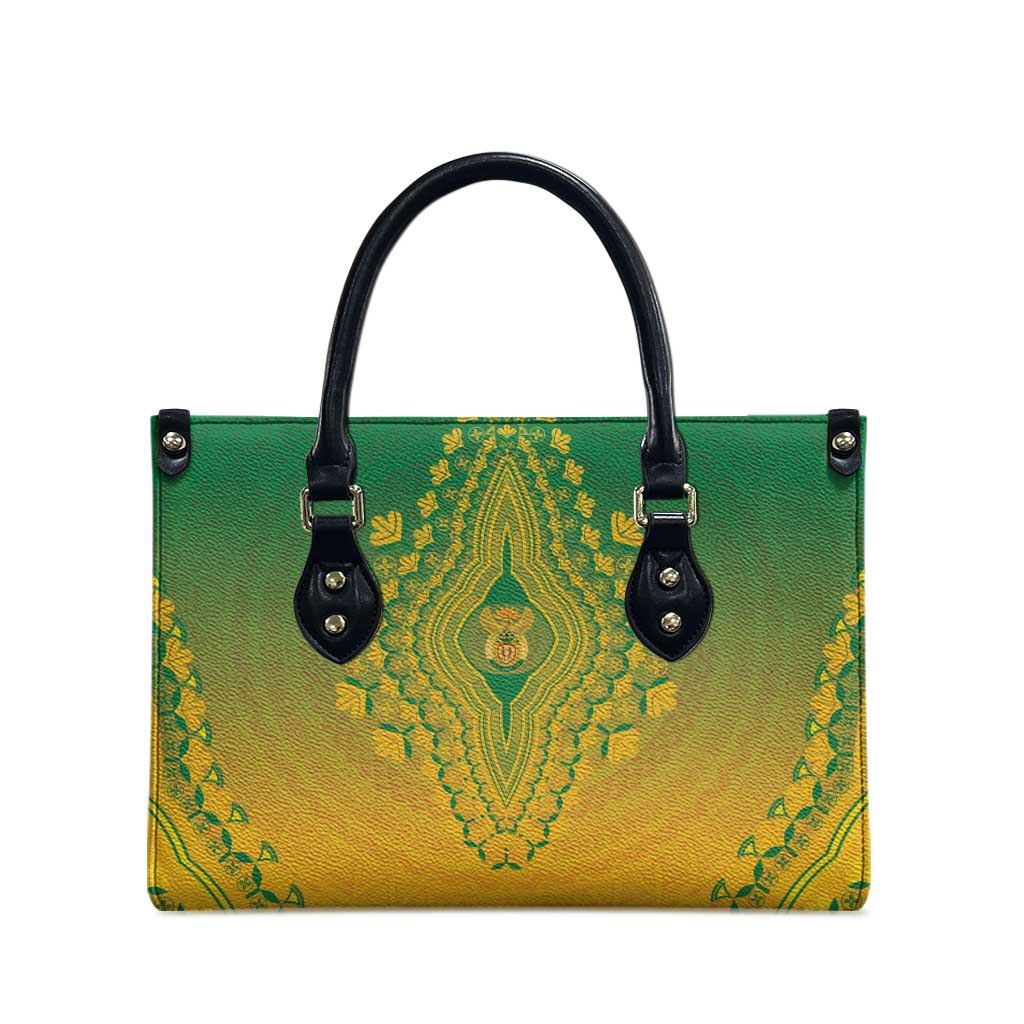 South Africa African Dashiki Leather Bag