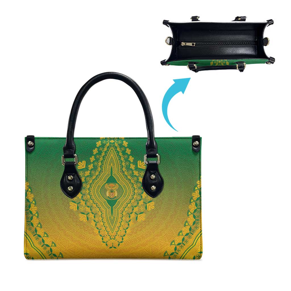 South Africa African Dashiki Leather Bag