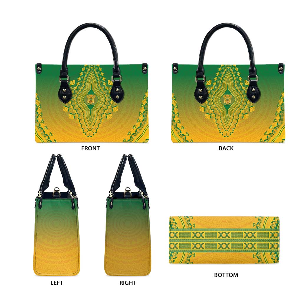 South Africa African Dashiki Leather Bag
