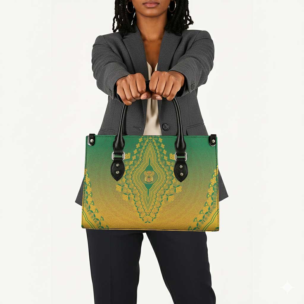 South Africa African Dashiki Leather Bag