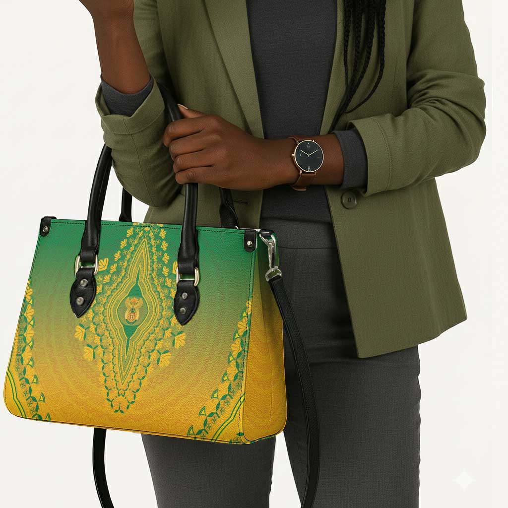 South Africa African Dashiki Leather Bag