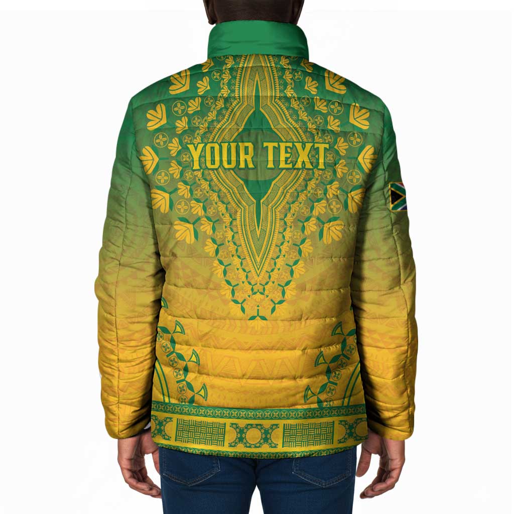 Personalized South Africa African Dashiki Padded Jacket