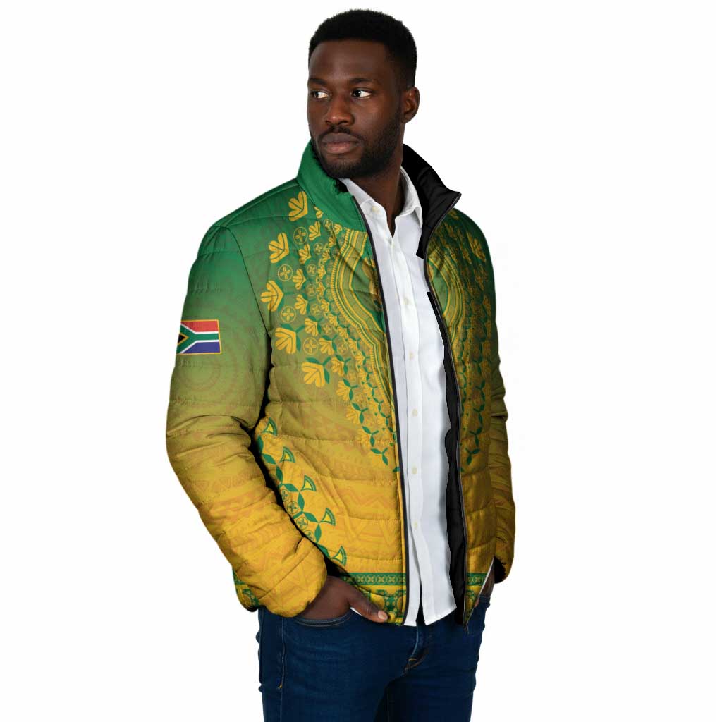 Personalized South Africa African Dashiki Padded Jacket