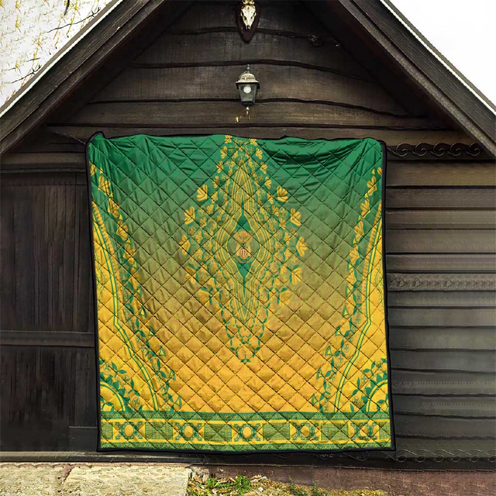 Afro South Africa Quilt African Dashiki Style - African Pride