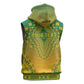 Personalized Afro South Africa Sleeveless Zip Hoodie African Dashiki Style - African Pride