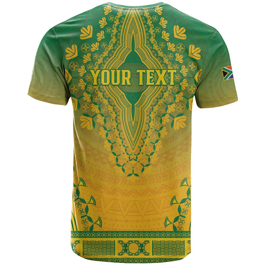 Personalized Afro South Africa T shirt African Dashiki Style - African Pride
