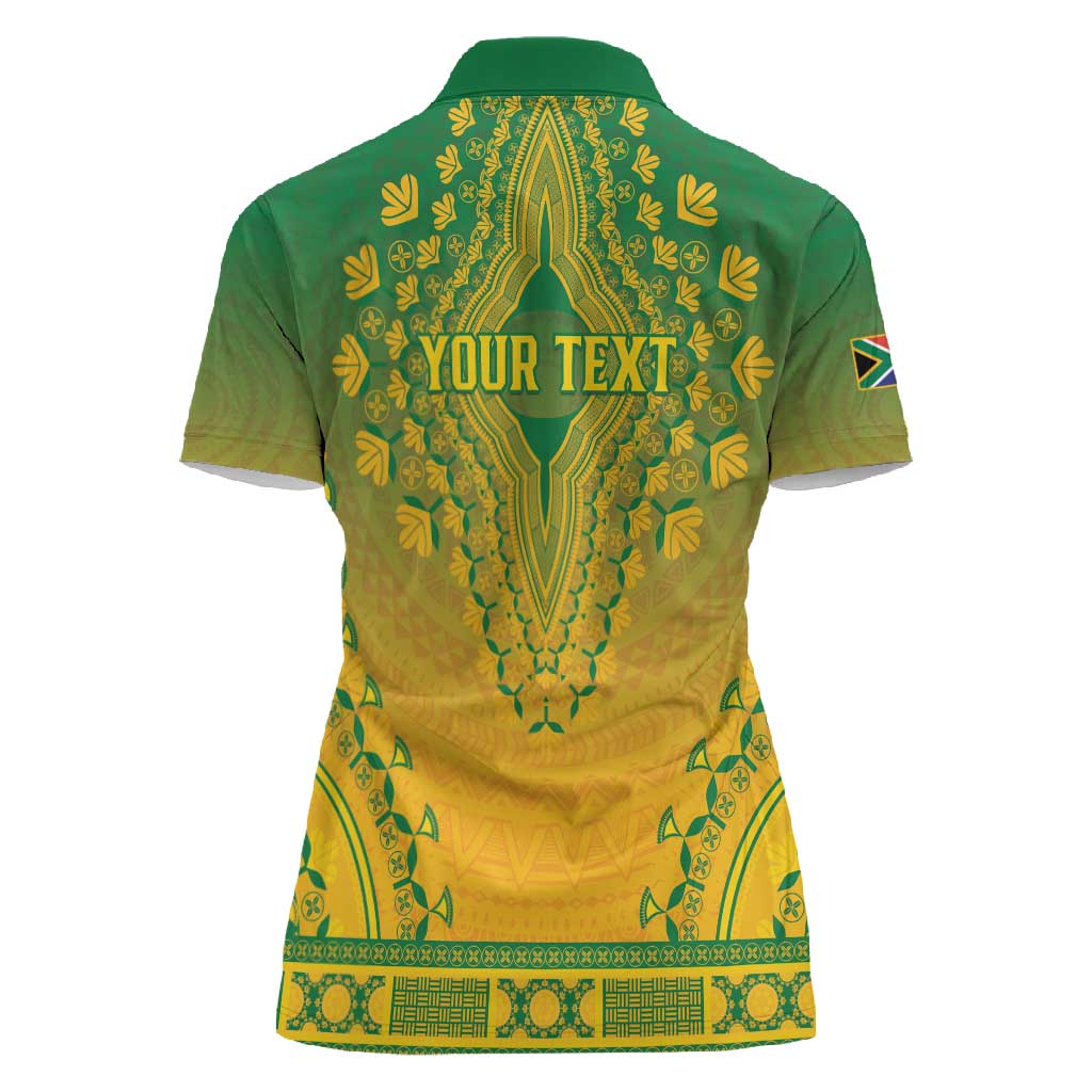 Personalized Afro South Africa Women Polo Shirt African Dashiki Style - African Pride