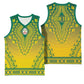Personalized Afro Togo Basketball Jersey African Dashiki Style LT15