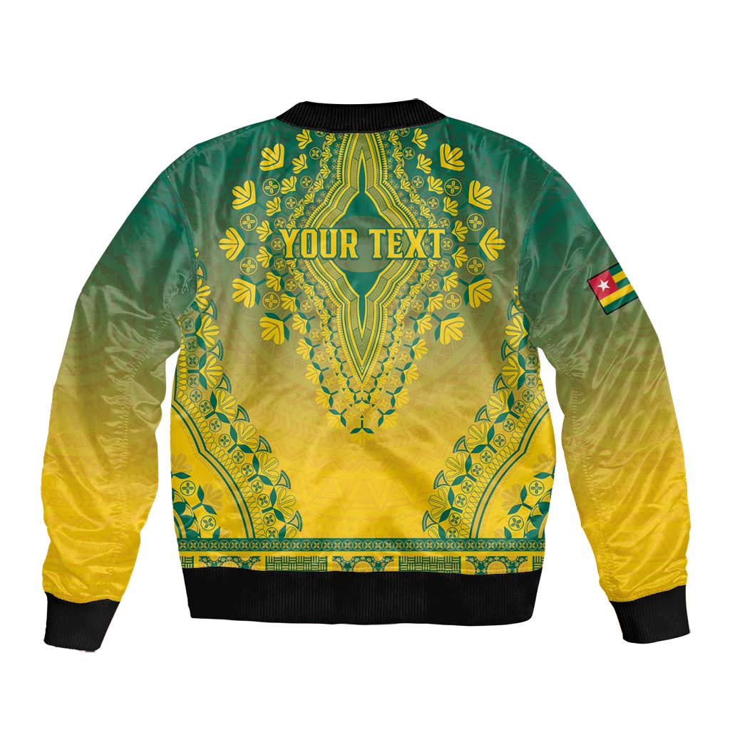 Personalized Afro Togo Bomber Jacket African Dashiki Style - African Pride
