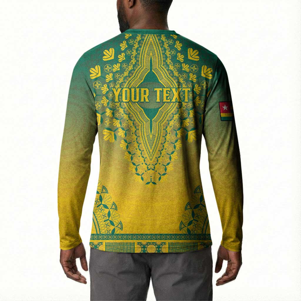 Personalized Togo African Dashiki Button Sweatshirt