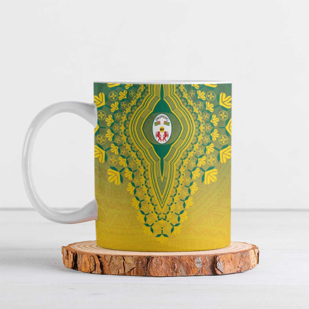 Personalized Togo African Dashiki Ceramic Mug