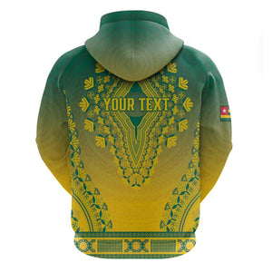 Personalized Afro Togo Hoodie African Dashiki Style - African Pride