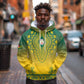Personalized Afro Togo Hoodie African Dashiki Style - African Pride