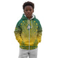 Personalized Afro Togo Kid Hoodie African Dashiki Style - African Pride