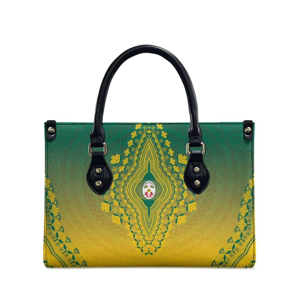 Togo African Dashiki Leather Bag