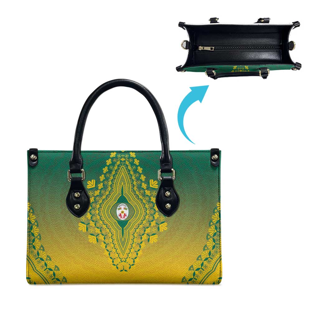 Togo African Dashiki Leather Bag