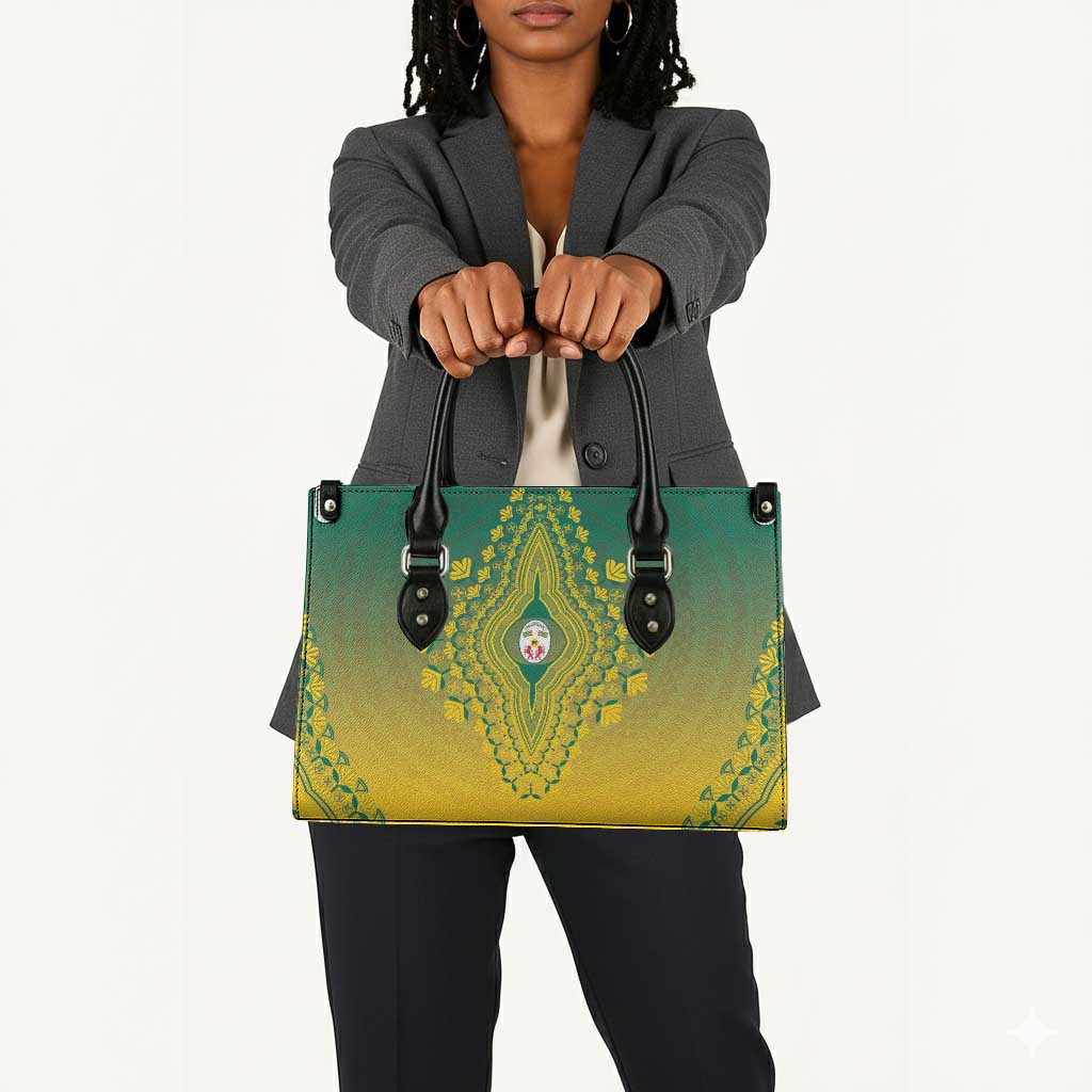 Togo African Dashiki Leather Bag