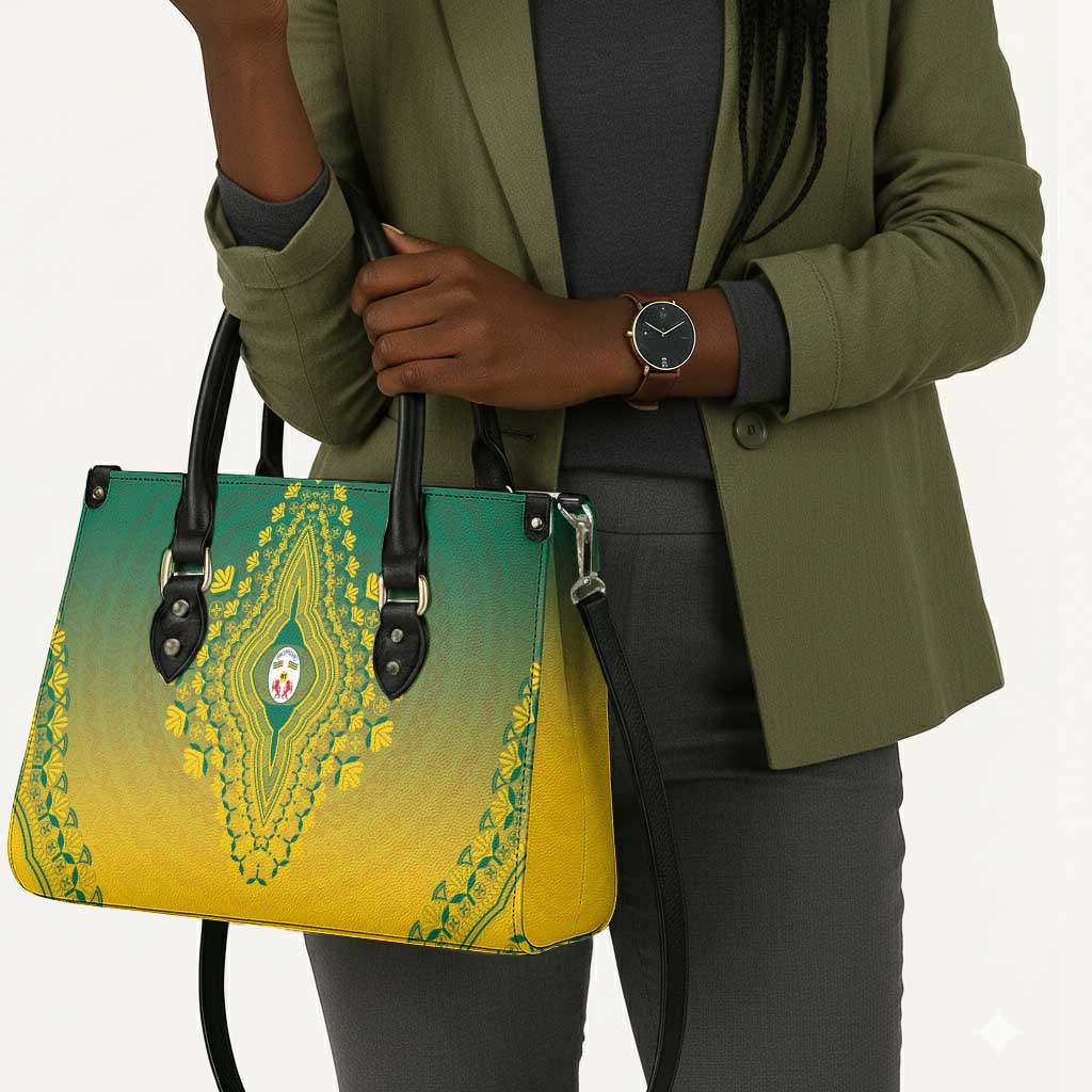 Togo African Dashiki Leather Bag