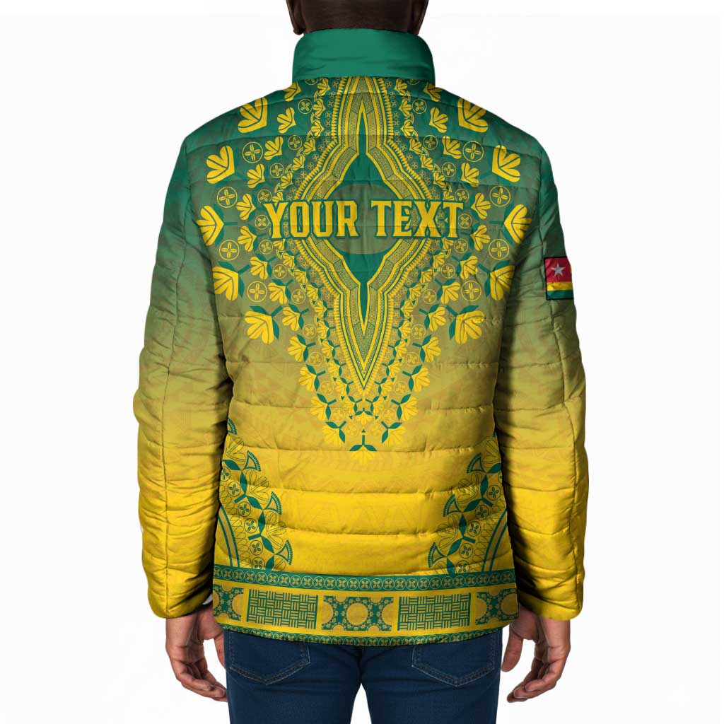 Personalized Togo African Dashiki Padded Jacket