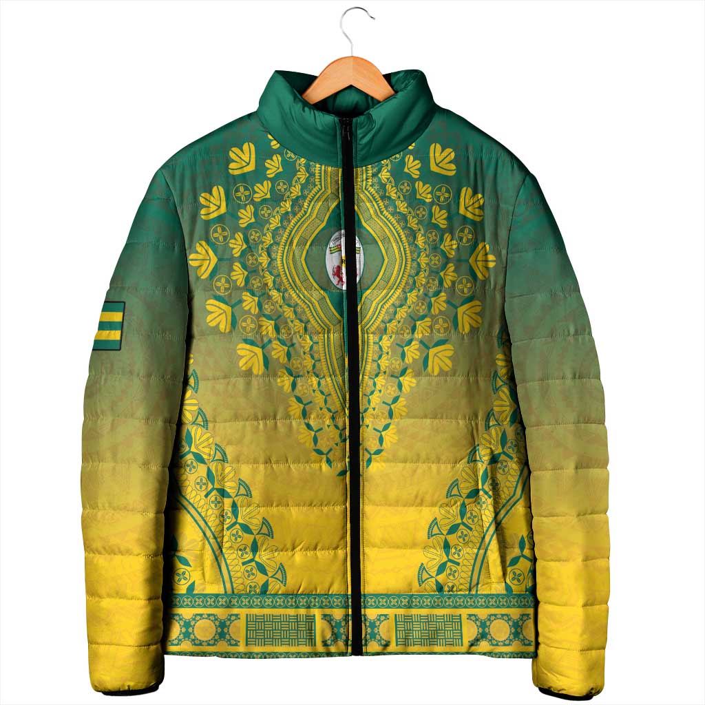 Personalized Togo African Dashiki Padded Jacket