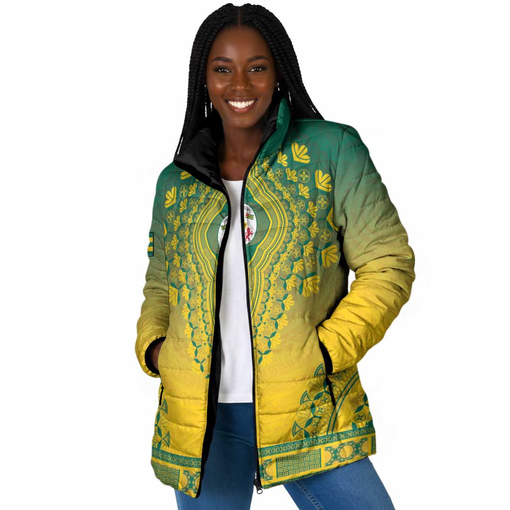 Personalized Togo African Dashiki Padded Jacket