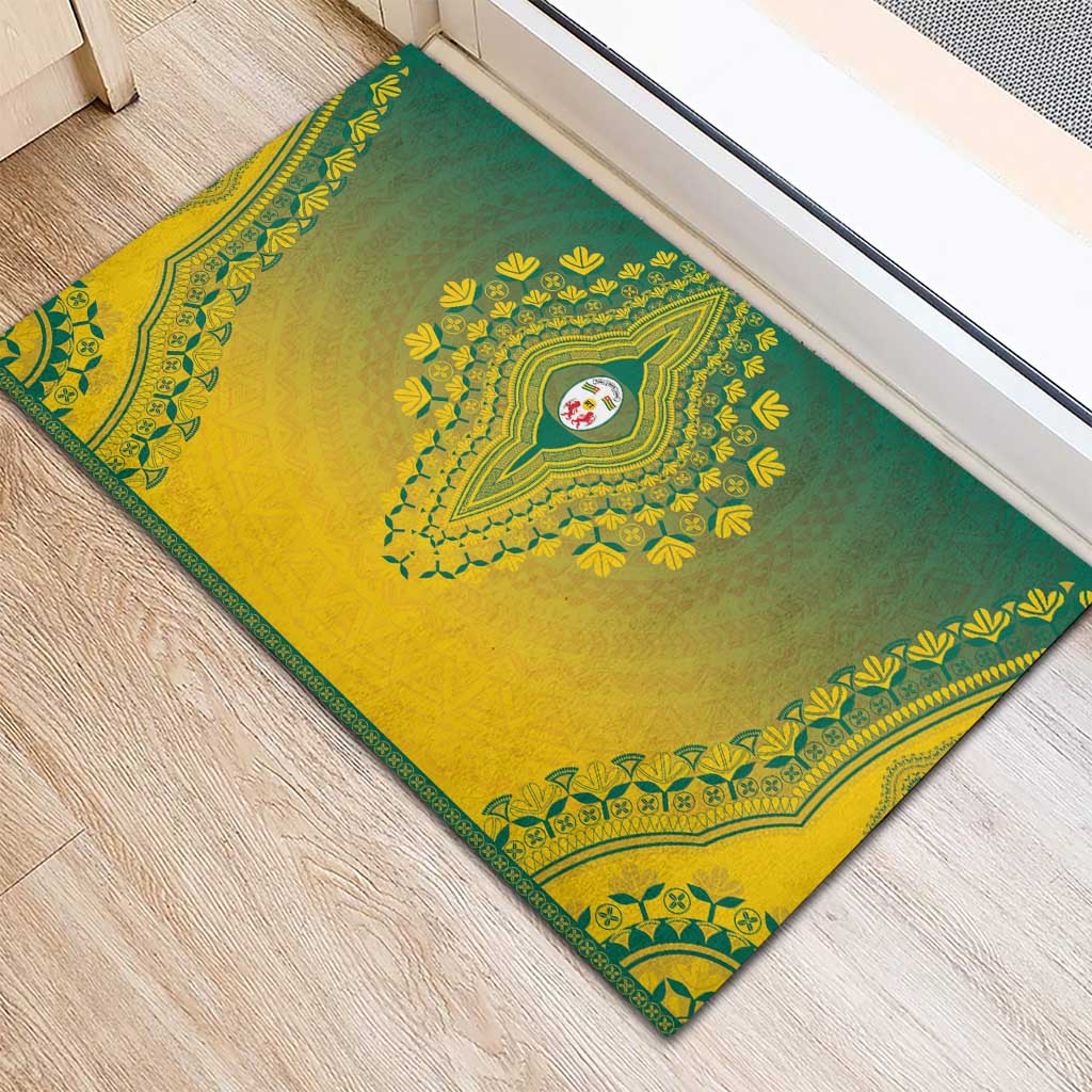 Afro Togo Rubber Doormat African Dashiki Style - African Pride