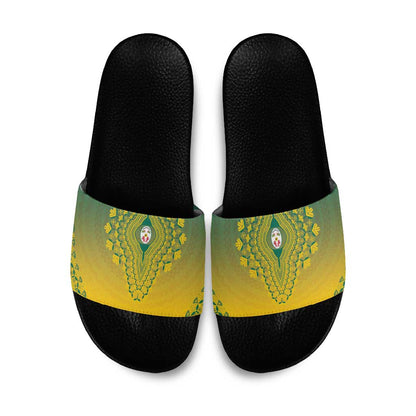 Togo African Dashiki Slide Sandals