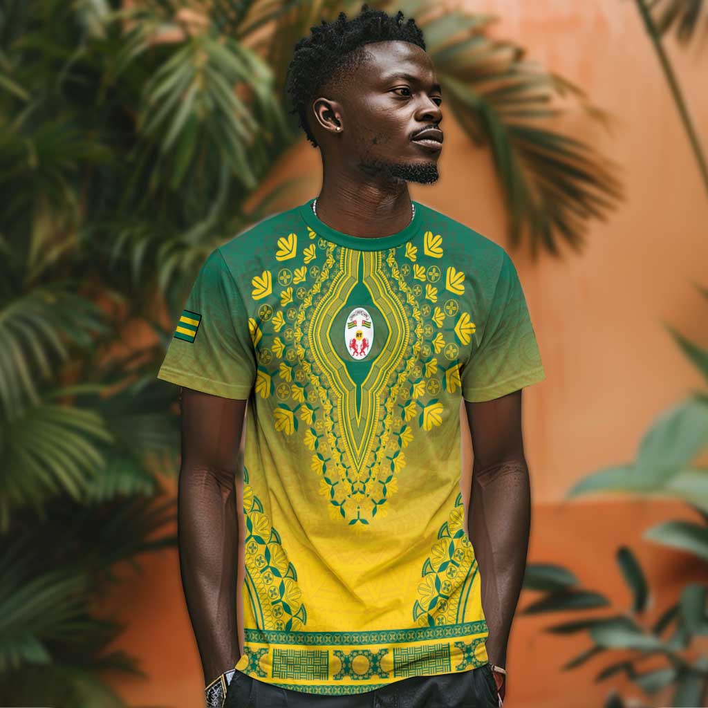 Personalized Afro Togo T shirt African Dashiki Style - African Pride