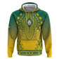 Personalized Afro Togo Zip Hoodie African Dashiki Style - African Pride