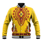Personalized Afro Uganda Baseball Jacket African Dashiki Style - African Pride